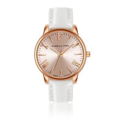 Scarlett White Leather