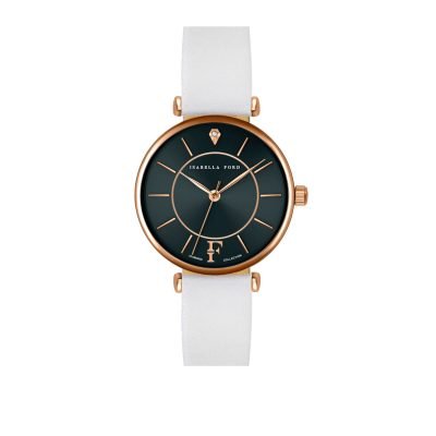 Portia White Leather