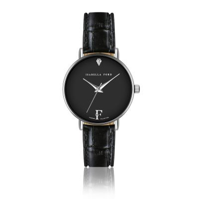 Infinity Black Leather