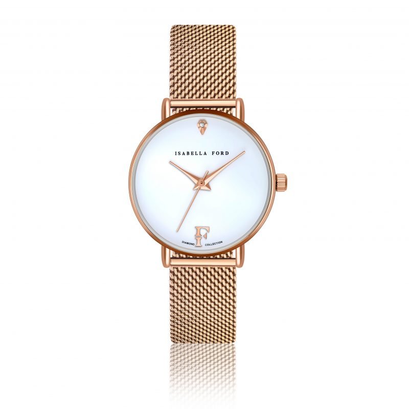 Brigitte Rose Gold Mesh