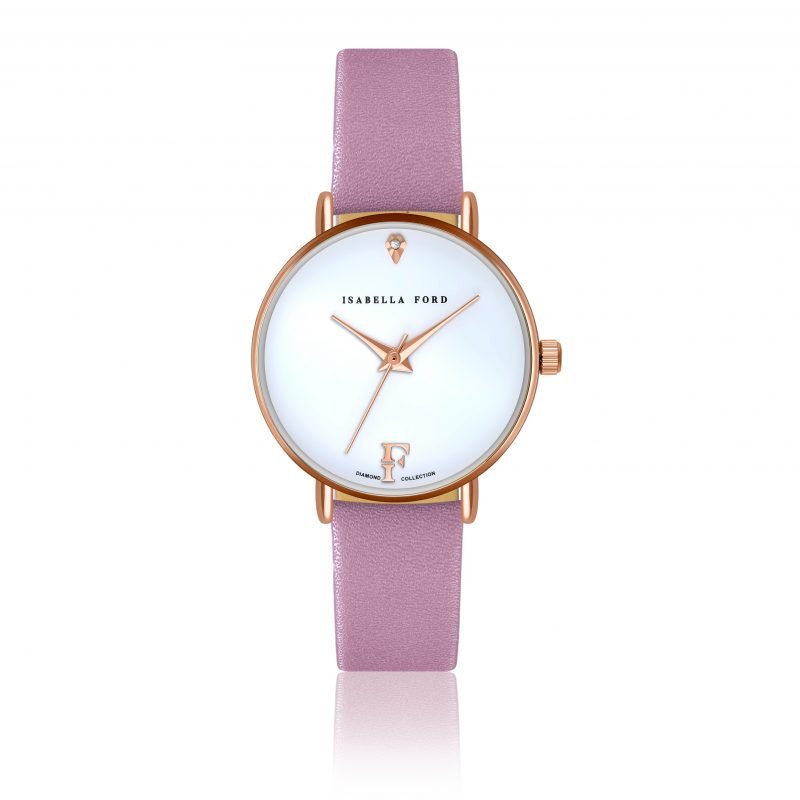 Brigitte Pink Leather