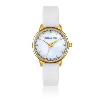 Capri White Leather