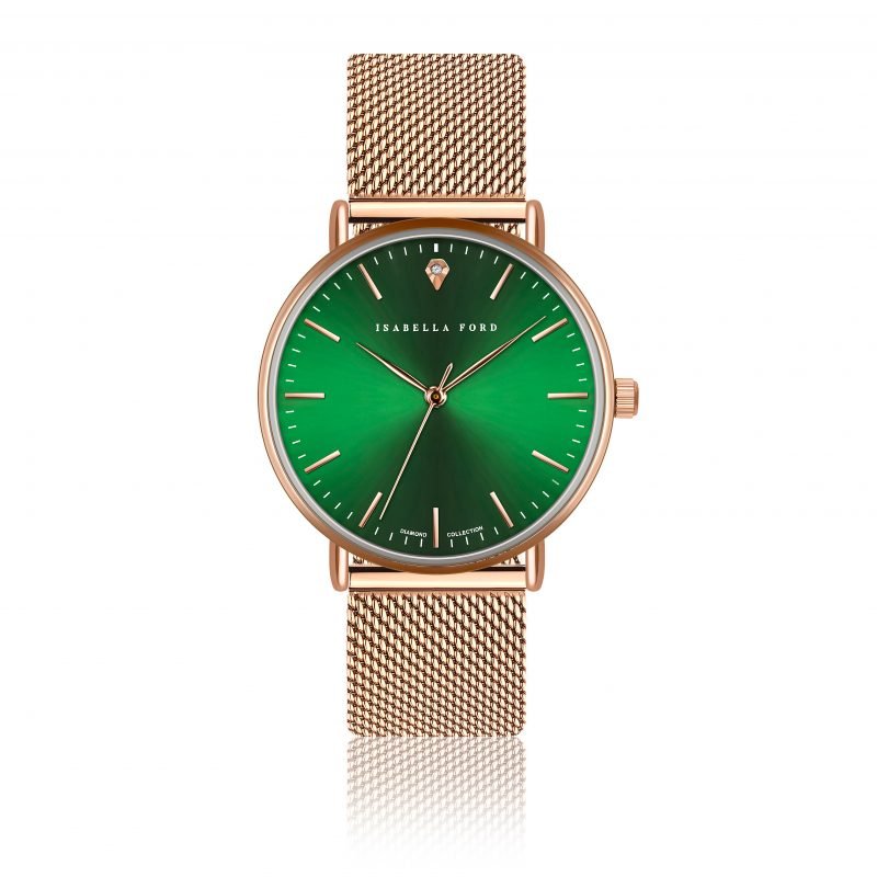 Clementine Rose Gold Mesh