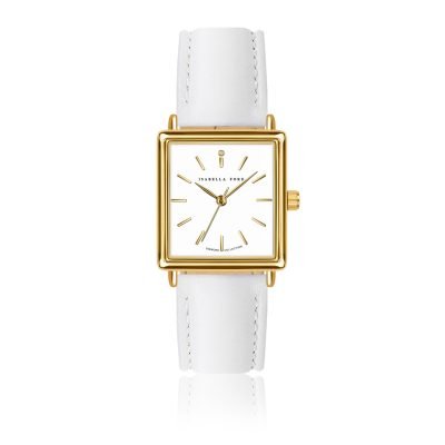 Charlotte White Leather