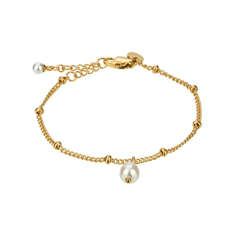 Berthe Pearl Gold Bracelet