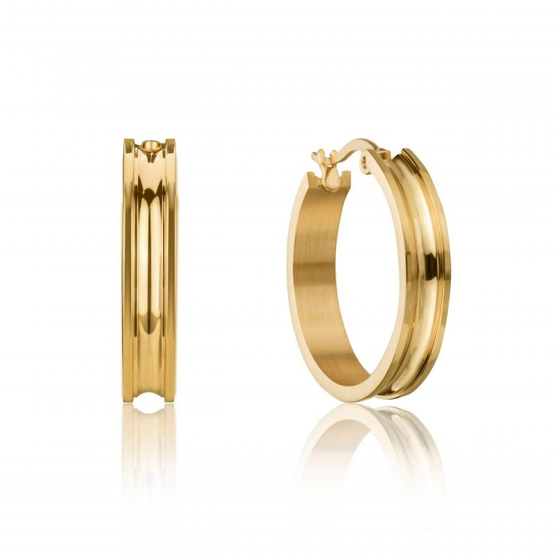Harriet Gold Hoop Earrings