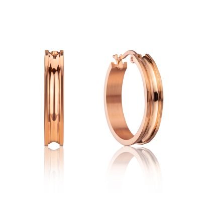Harriet Rose Gold Hoop Earrings