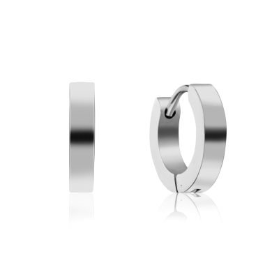 Margot Silver Hoop Earrings