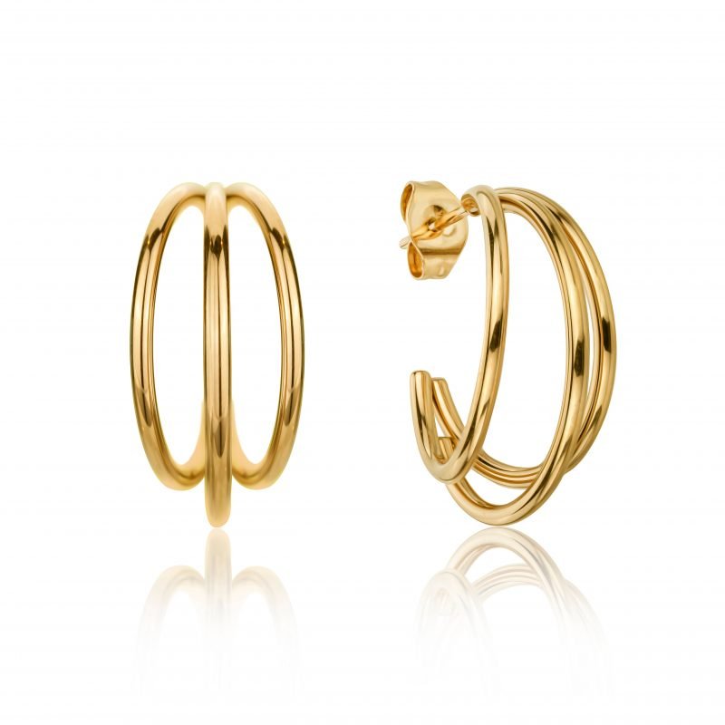 Florine Gold Hoop Earrings