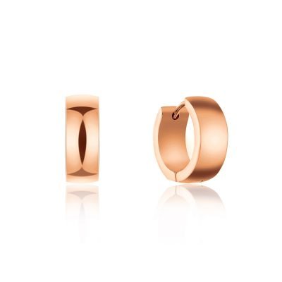Lize Rose Gold Hoop Earrings