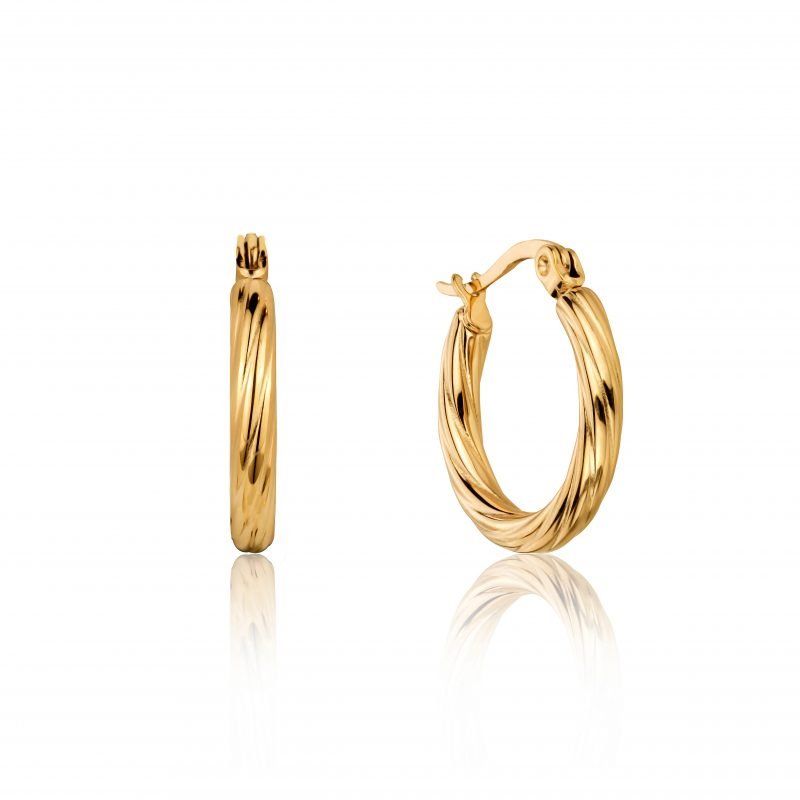 Maria Gold Hoop Earrings
