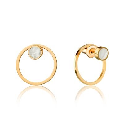 Emilia Gold Stud Earrings