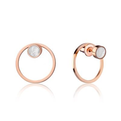 Emilia Rose Gold Stud Earrings