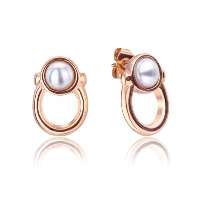 Maja Rose Gold Stud Earrings