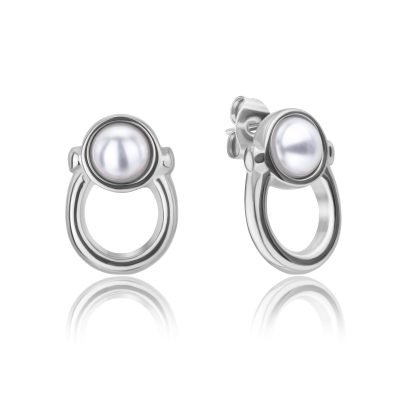 Maja Silver Stud Earrings