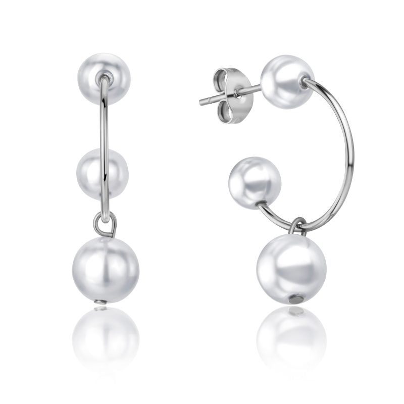 Klara Silver Stud Earrings