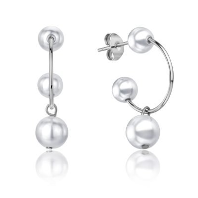 Klara Silver Stud Earrings