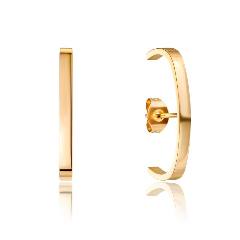 Ulla Gold Stud Earrings