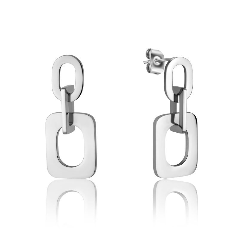 Laura Silver Stud Earrings