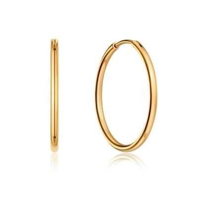 Sophia Gold Hoop Earrings