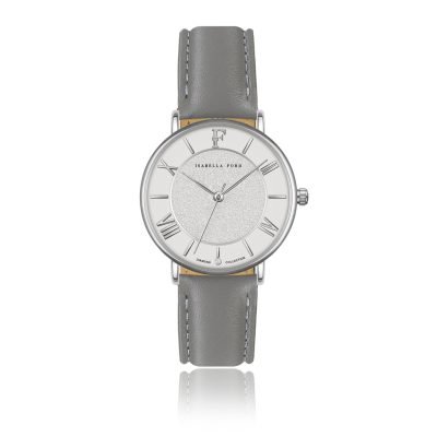 Gabrielle Grey Leather