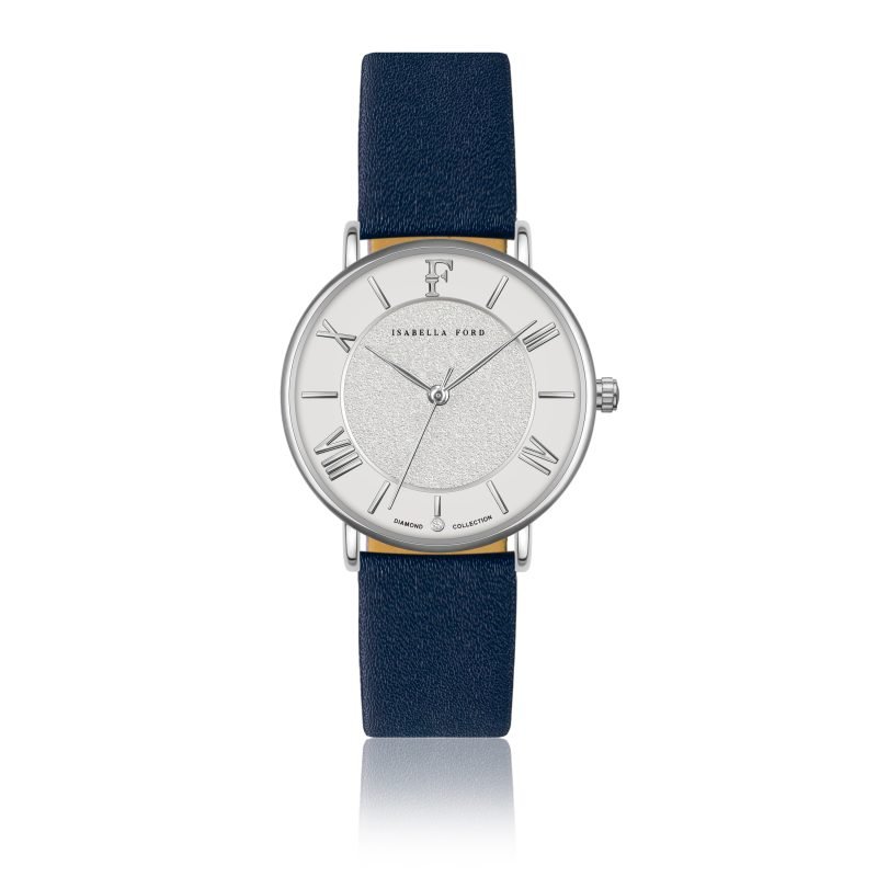 Gabrielle Blue Leather
