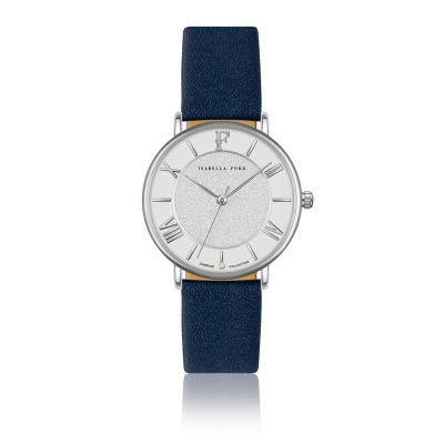 Gabrielle Blue Leather