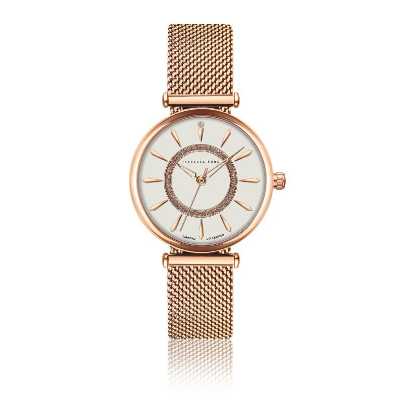 Zoé Rose Gold Mesh
