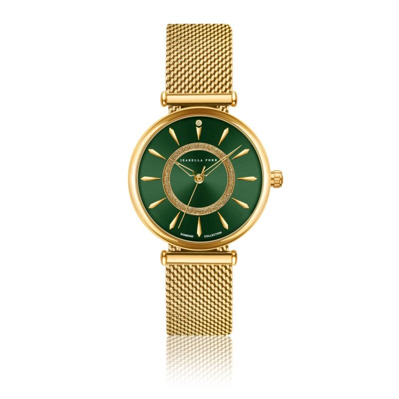 Nathalie Gold Mesh
