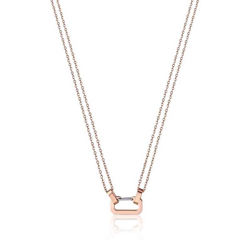 Stefanie Rose Gold Necklace