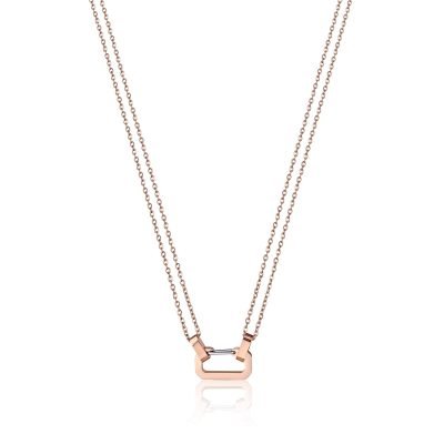 Stefanie Rose Gold Necklace