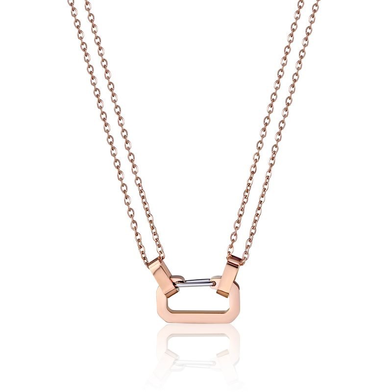 Stefanie Rose Gold Necklace - Image 3