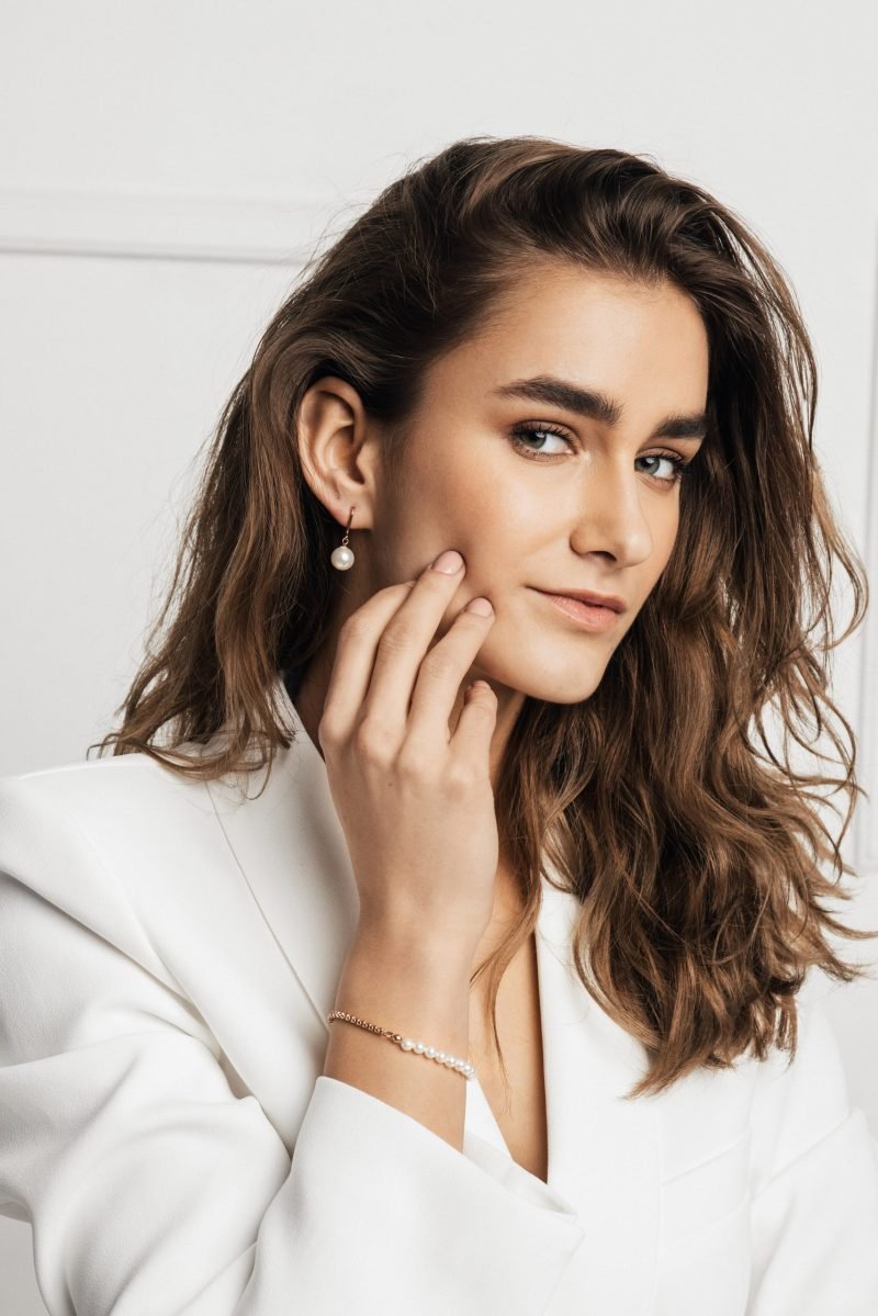 Alicia Pearl Silver Bracelet - Image 2