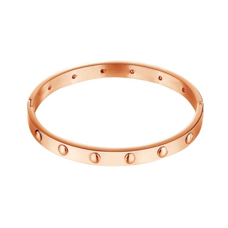 Reine Rose Gold Bangle Bracelet