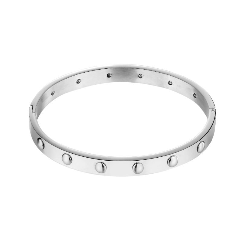 Reine Silver Bangle Bracelet