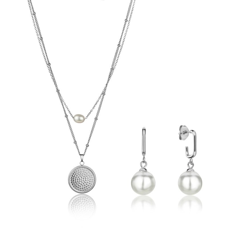 June Pearl Silver Set