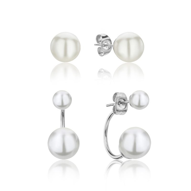 Agata Pearl Silver Set