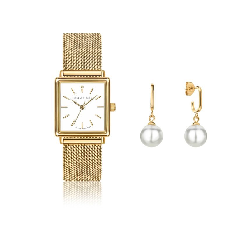 Charlotte set in Gold