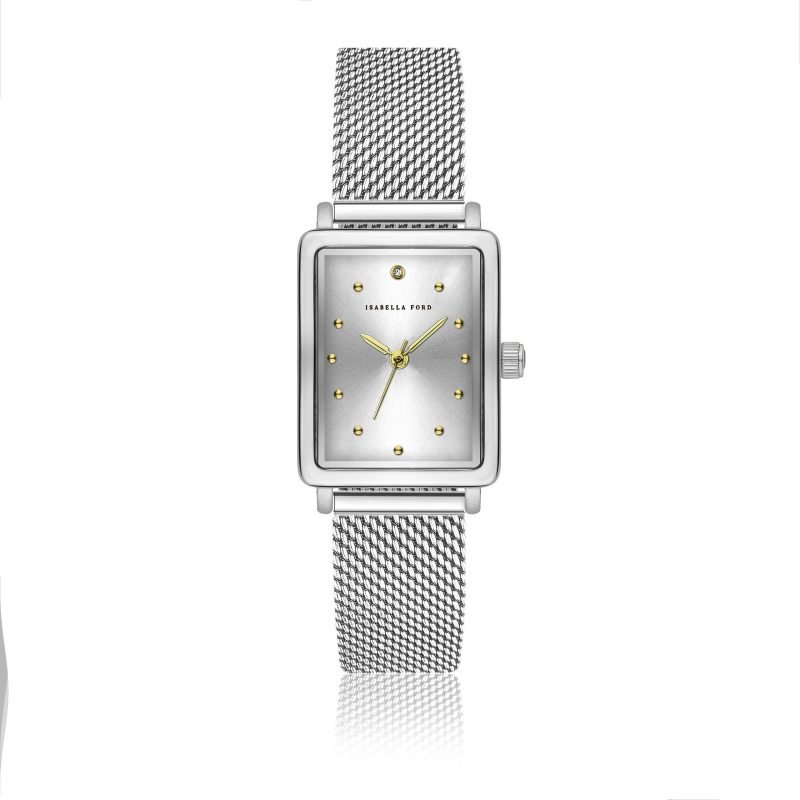 Isaure Silver Mesh