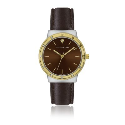 Capucine Brown  Padded and stitched smooth