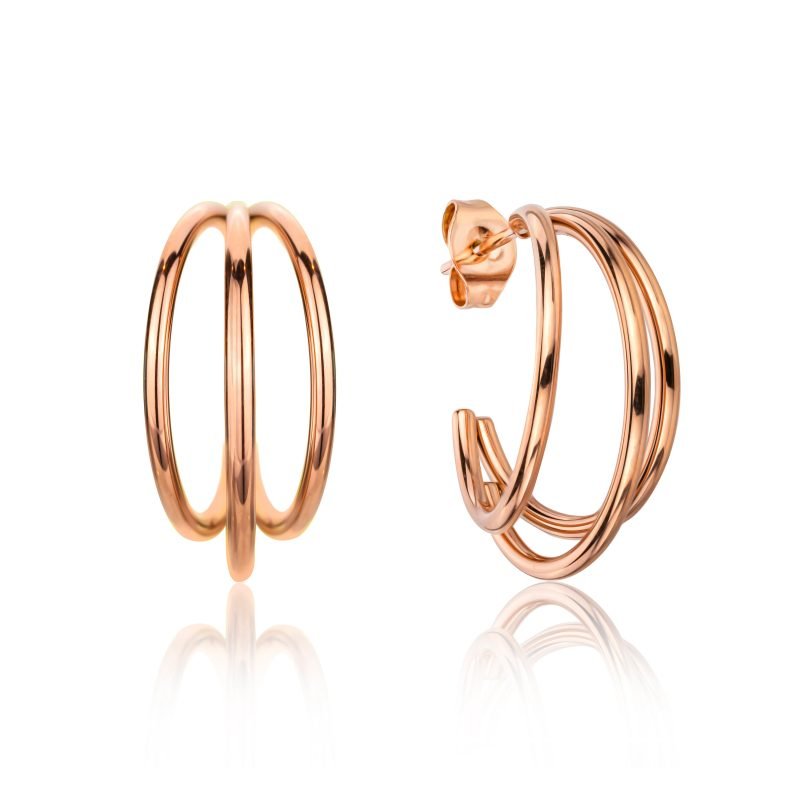 Diane Pearl Set in Rose gold - Image 4