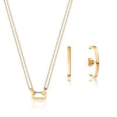 Stefanie Set in Gold