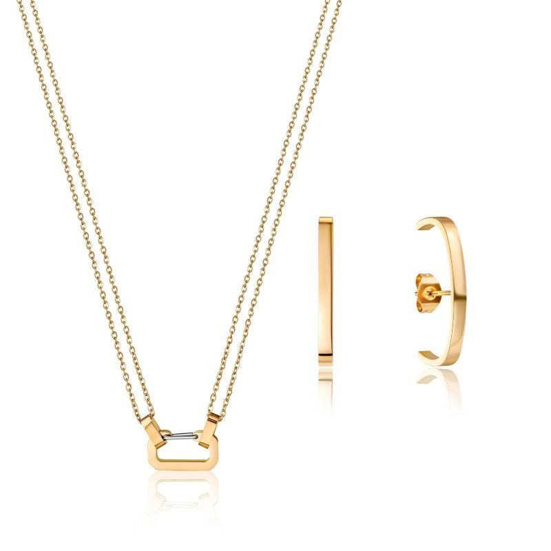 Stefanie Set in Gold
