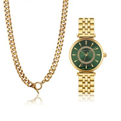 Nathalle set in Gold