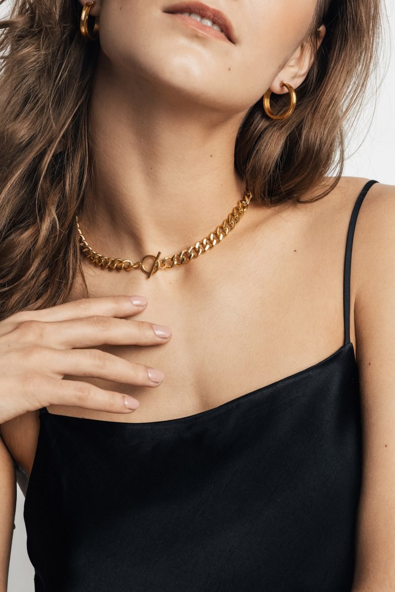 Nathalle set in Gold - Image 3