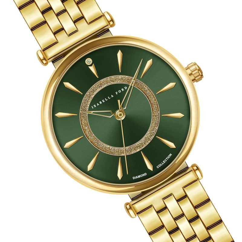 Nathalle set in Gold - Image 4
