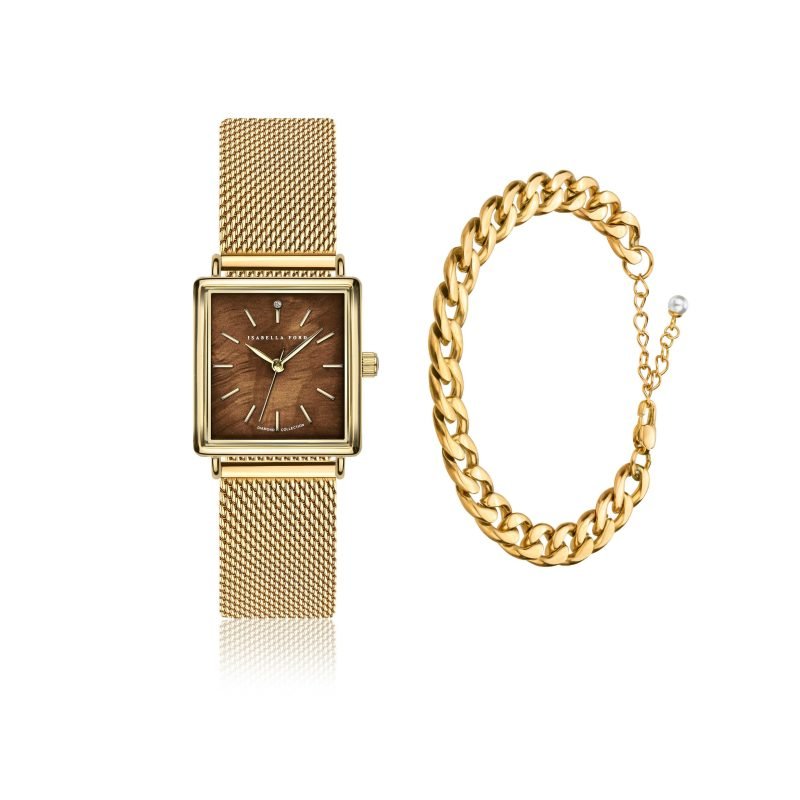Marie Rose set in Gold