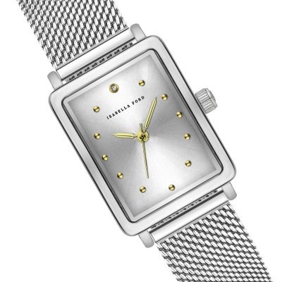 Isaure set in Silver