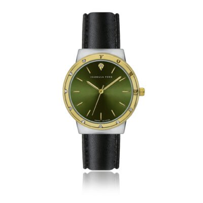 Olympe Black Padded and stitched smooth