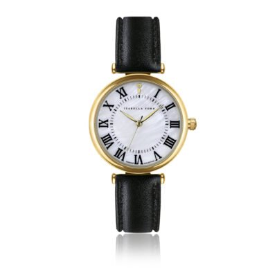 Élodine Black  Padded and stitched smooth